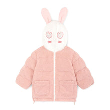 将图片加载到图库查看器,girls bunny winter jacket