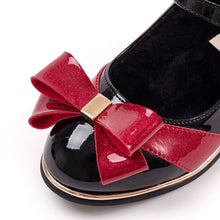 将图片加载到图库查看器,black mary jane shoes with fur