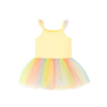 将图片加载到图库查看器,girls yellow ballet dress