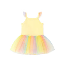 将图片加载到图库查看器,girls yellow ballet dress