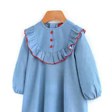 Load image into Gallery viewer, girls denim dress