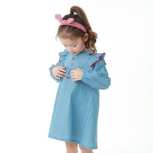 Load image into Gallery viewer, girls denim dress