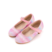 将图片加载到图库查看器,girls pink glitter mary jane shoes