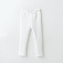 将图片加载到图库查看器,kids white fleece leggings