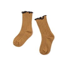将图片加载到图库查看器,kids mustard colored  socks