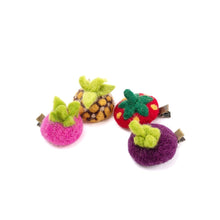 将图片加载到图库查看器,girls fruit hairpin