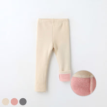 将图片加载到图库查看器,kids beige fleece leggings