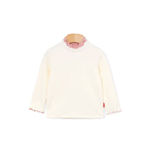 将图片加载到图库查看器,girls ivory frilled t-shirt
