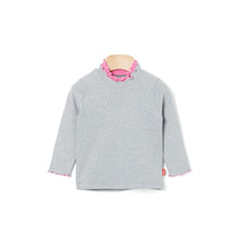 将图片加载到图库查看器,girls melange frilled t-shirt