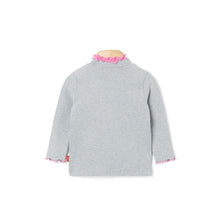 将图片加载到图库查看器,girls melange frilled t-shirt