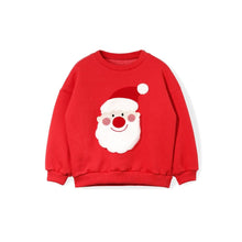 将图片加载到图库查看器,kids red santa sweatshirt
