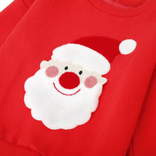 将图片加载到图库查看器,kids red santa sweatshirt