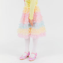 将图片加载到图库查看器,girls rainbow tulle skirt