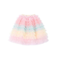 将图片加载到图库查看器,girls rainbow tulle skirt
