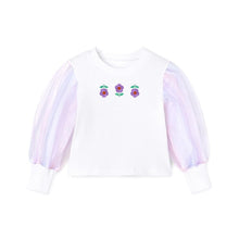 将图片加载到图库查看器,girls white ribbed t-shirt