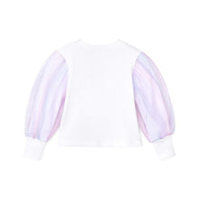将图片加载到图库查看器,girls white ribbed t-shirt