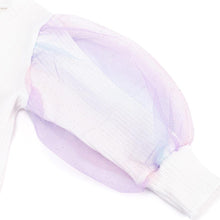 将图片加载到图库查看器,girls white ribbed t-shirt