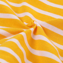 将图片加载到图库查看器,girls yellow striped t-shirt