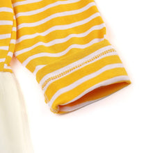 将图片加载到图库查看器,girls yellow striped t-shirt