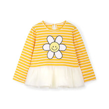 将图片加载到图库查看器,girls yellow striped t-shirt