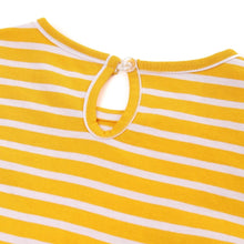 将图片加载到图库查看器,girls yellow striped t-shirt