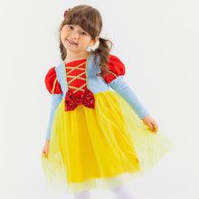 将图片加载到图库查看器,girls snow white dress