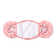 将图片加载到图库查看器,kids pink mask earmuffs