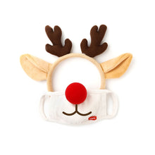 将图片加载到图库查看器,'Soft Rudolph' Mask and Headband Set