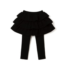 将图片加载到图库查看器,girls black skirt leggings