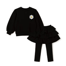 将图片加载到图库查看器,girls black top and skirt set