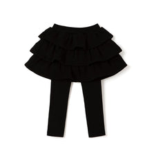 将图片加载到图库查看器,girls black skirt leggings