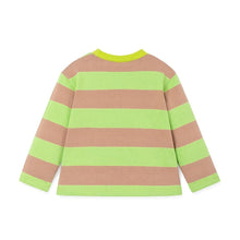 将图片加载到图库查看器,kids green striped t-shirt