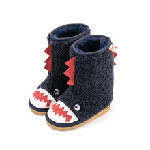 将图片加载到图库查看器,kids navy winter boots