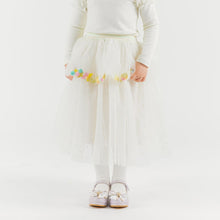 将图片加载到图库查看器,girls ivory tulle skirt