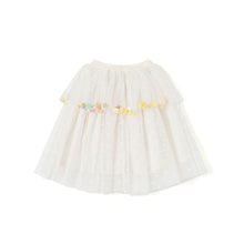 将图片加载到图库查看器,girls ivory tulle skirt