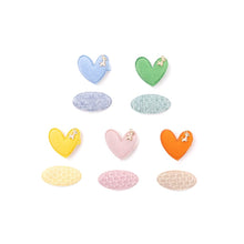 将图片加载到图库查看器,girls heart hairpin
