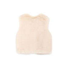 Load image into Gallery viewer, girls beige fleece vest