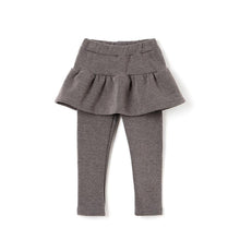 将图片加载到图库查看器,girls charcoal fleece skirt leggings