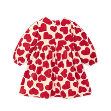 Load image into Gallery viewer, girls heart printed dress