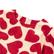 Load image into Gallery viewer, girls heart printed dress