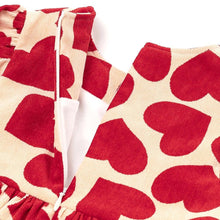 Load image into Gallery viewer, girls heart printed dress