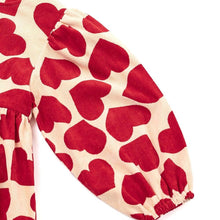 Load image into Gallery viewer, girls heart printed dress
