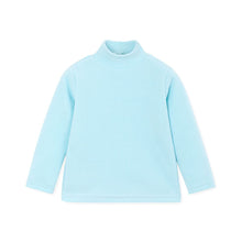 将图片加载到图库查看器,kids sky blue warm fleece t-shirt