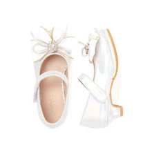 将图片加载到图库查看器,girls silver mary jane shoes
