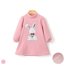 将图片加载到图库查看器,girls pink fleece dress