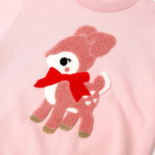 Load image into Gallery viewer, girls pink fleece sweatshirt
