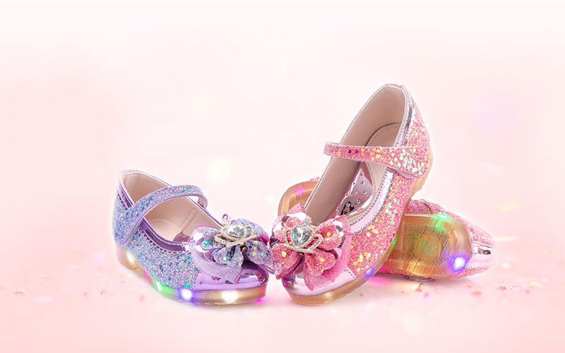 Popular Korean Kids Mary Jane Shoes: LED Dress Shoes