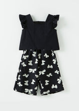 Load image into Gallery viewer, Black Ribbon Outfit Set
