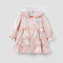将图片加载到图库查看器，Shine Art Ribbon Raincoat
