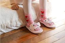 将图片加载到图库查看器，Dot Cat Floor Noise Reduction Slippers
